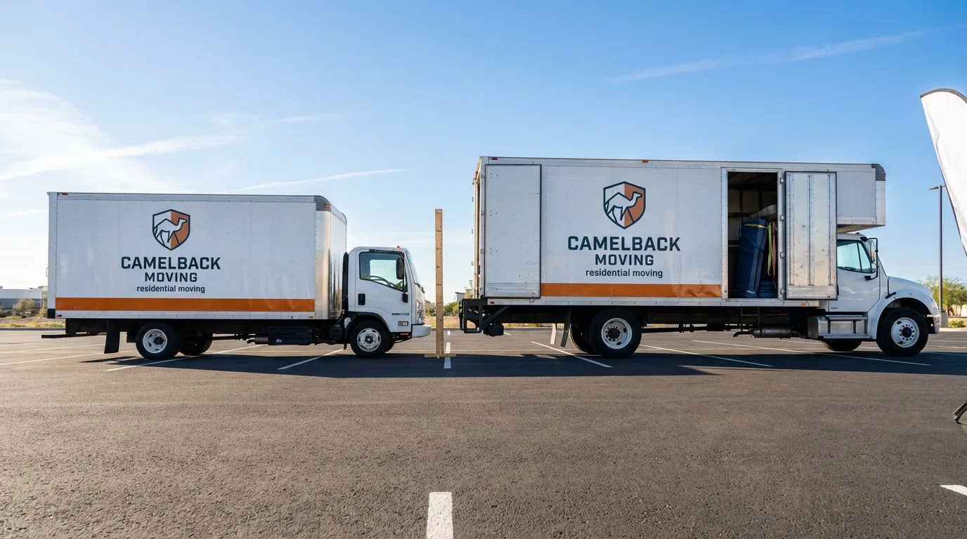 Moving truck size capacity guide in Chino Valley